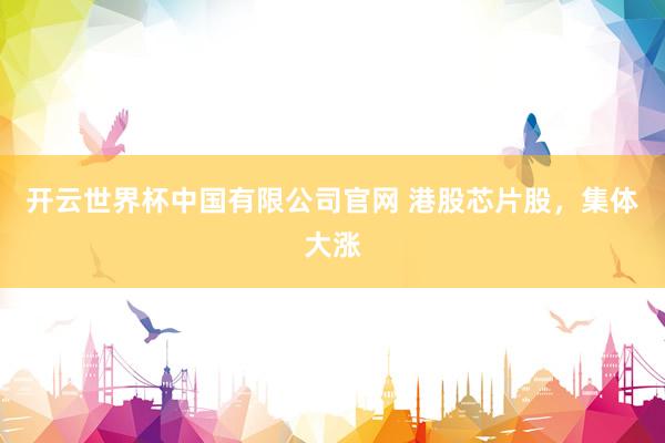 开云世界杯中国有限公司官网 港股芯片股，集体大涨